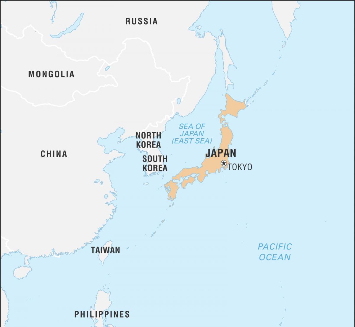Mapa de la capital de Japón
